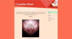 Desktop Screenshot of crystalineheart.com